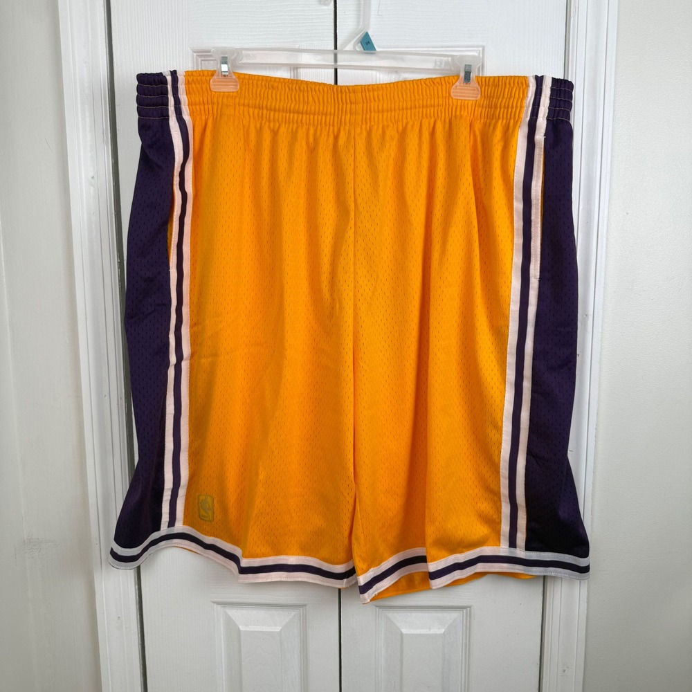Mitchell Ness NBA Hardwood Classics Los Angeles Lakers Swingman‎ Shorts 3XL Tall